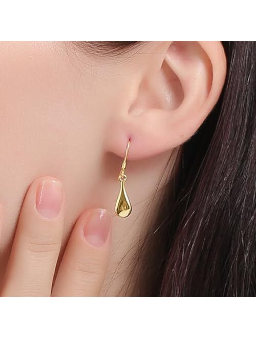 ToHeart Teardrop Earrings Jewelry Drop Earrings Lightweight Gold Earrings Dangle Gifts Bff Birthday