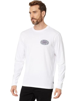 Crayon Wave Long Sleeve Graphic Tee