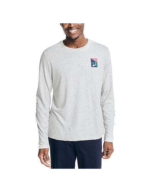 Nautica Sustainably Crafted Long Sleeve Graphic T-Shirt