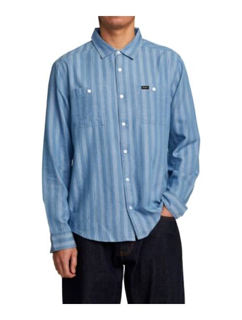 RVCA Neps Plaid Long Sleeve Flannel