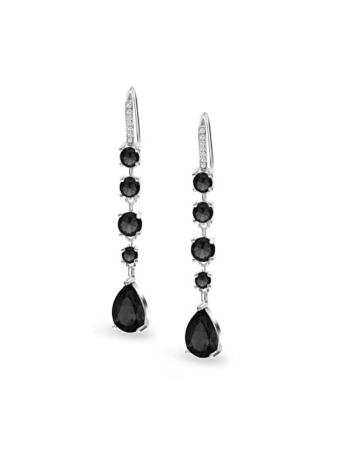 Vetieeimo Teardrop Long Dangle Earrings for Women Trendy Hook Dangling Earrings Fit Wedding Prom