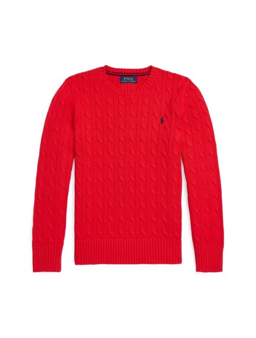 POLO RALPH LAUREN Toddler and Little Boys Cable-Knit Cotton Sweater