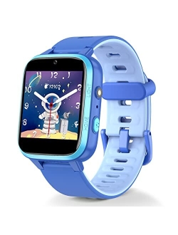 DIGEEHOT Kids Smart Watch Boys Girls, Toys for 6-12 Year Old with Camera, Games, Music Player, Pedometer, Alarm Clock, Flashlight, Toddler Watch for Birthday Boys Girls A