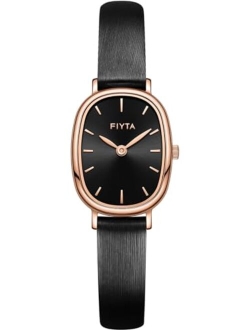 FIYTA Women's Cocoa Series Classic Watch, 2-Hand Quartz, 21mm Oval, 3ATM, Ladies Watches Elegant Gift for Women and Loved Ones