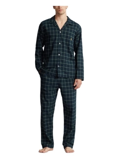 Men's Plaid Flannel Pajamas Set