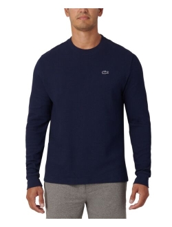 Men's Waffle-Knit Thermal Sleep Shirt