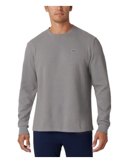 Men's Waffle-Knit Thermal Sleep Shirt