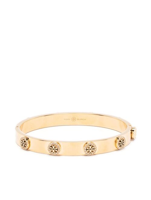 Tory Burch Kira logo-plaque bracelet