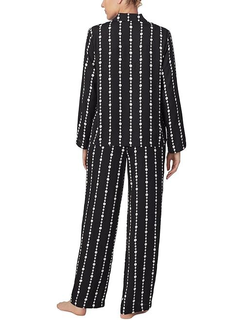 Kate Spade New York Long Notch PJ Set