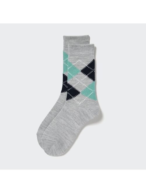 Uniqlo HEATTECH Argyle Socks