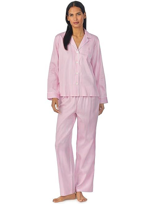 Polo Ralph Lauren LAUREN Ralph Lauren Sateen Notch PJ Set