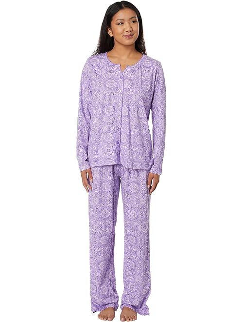 Karen Neuburger Long Sleeve Cardigan PJ Set