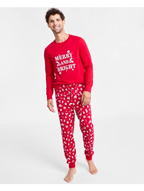 Matching Family Pajamas Men's Mix It Merry & Bright Pajamas Set, Created for Macy's