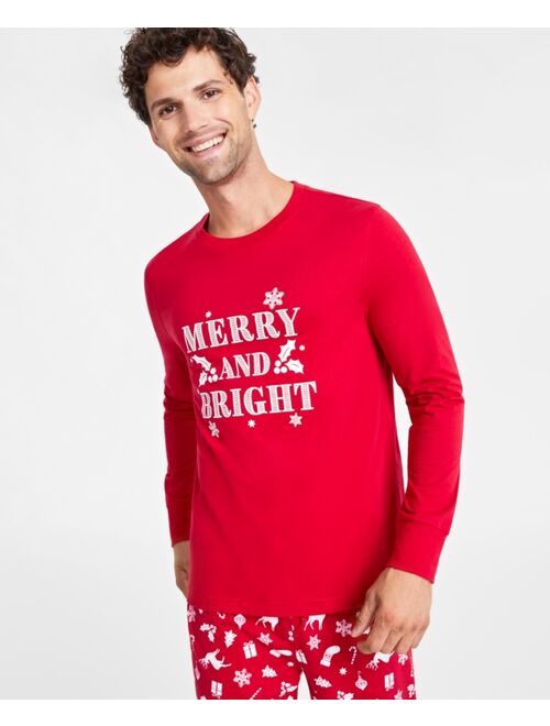 Matching Family Pajamas Men's Mix It Merry & Bright Pajamas Set, Created for Macy's