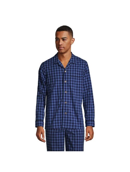 Lands' End Men's Essential Pajama Shirt