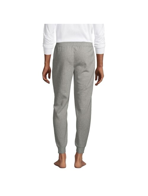 Lands' End Men's Waffle Jogger Pajama Pants