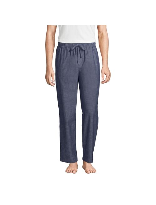 Lands' End Men's Poplin Pajama Pants