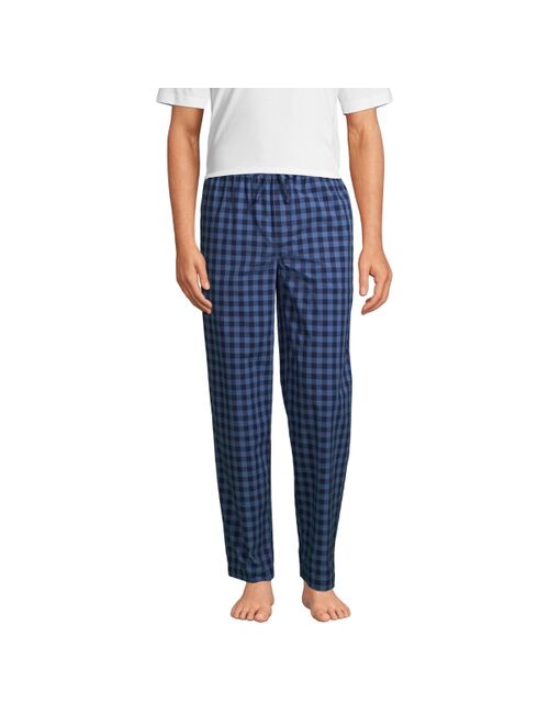 Lands' End Men's Poplin Pajama Pants