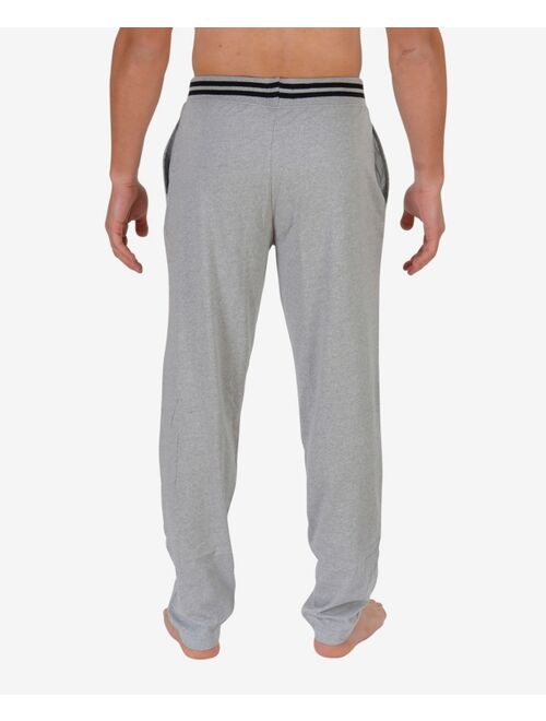 Members Only Men's 2 Stripe Waist Jersey Knit Lounge Pants