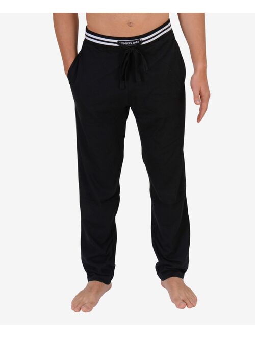 Members Only Men's 2 Stripe Waist Jersey Knit Lounge Pants