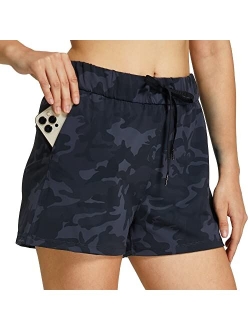 Willit Women's Shorts Hiking Athletic Shorts Yoga Lounge Active Workout Running Shorts Comfy Casual with Pockets 2.5"