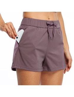 Willit Women's Shorts Hiking Athletic Shorts Yoga Lounge Active Workout Running Shorts Comfy Casual with Pockets 2.5"