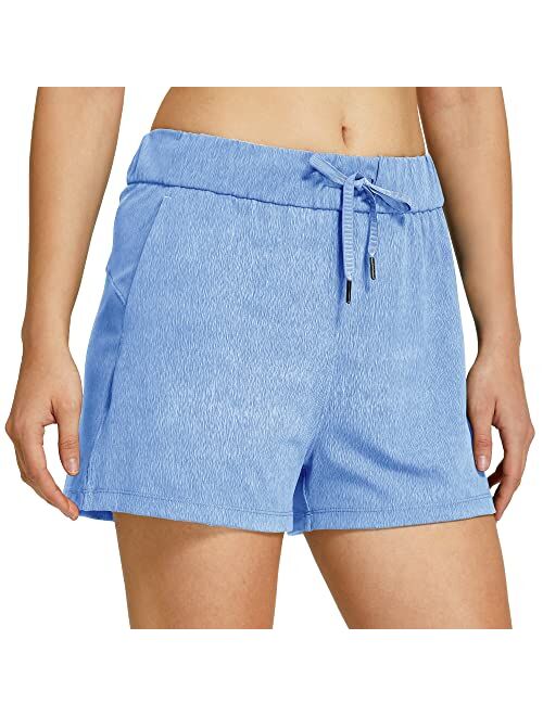 Willit Women's Shorts Hiking Athletic Shorts Yoga Lounge Active Workout Running Shorts Comfy Casual with Pockets 2.5"