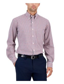 Men's Regular-Fit Moore Plaid Dress Shirt, Created for Macy's