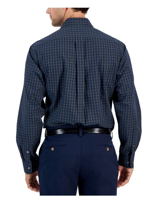 CLUB ROOM Men's Regular-Fit Check Dress Shirt, Created for Macy's