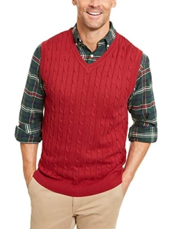 MNCEGEER Mens Knitwear Vest Sleeveless Casual V Neck Slim Fit Pullover Knitted Sweater