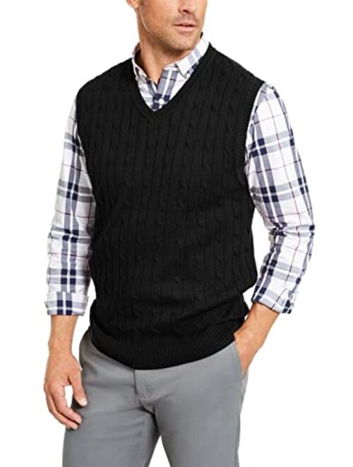 MNCEGEER Mens Knitwear Vest Sleeveless Casual V Neck Slim Fit Pullover Knitted Sweater