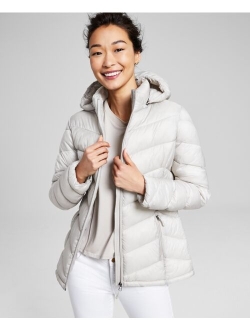 Women's Packable Hooded Puffer Coat, Created for Macy's