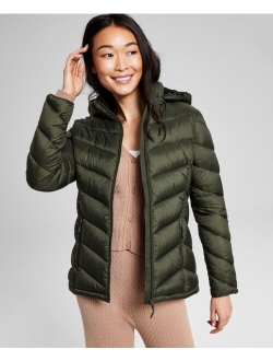 Women's Packable Hooded Puffer Coat, Created for Macy's