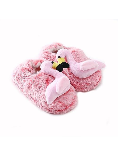 LZSYC Girls Cute Warm Slipper In Winter