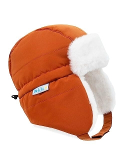 JAN & JUL Cozy-Dry Trapper Hat | Grow-with-Me Adjustable Winter Hat for Baby Toddler