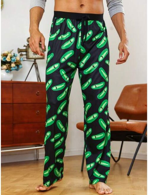 Men s Cartoon Printed Lounge Pants