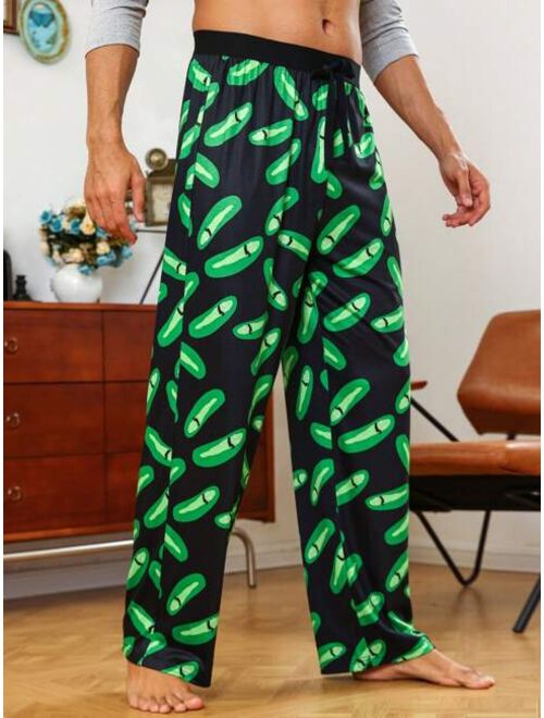 Men s Cartoon Printed Lounge Pants