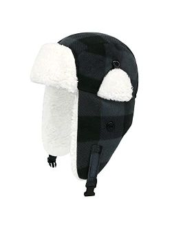 Sarfel Toddler Winter Hat Baby Winter Hat Sherpa Lined Baby Hat Fleece Warm Trapper Hat Toddler Hat Kids Winter Hat Infant Hats