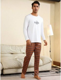 Men S Plaid Home Wear Bottoms