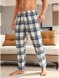 Men S Plaid Patterned Home Clothing Bottoms