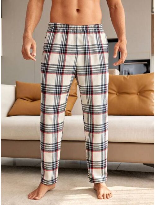 Men S Plaid Patterned Home Clothing Bottoms