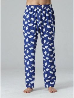 Men S Fashionable Animal Printed Home Leggings