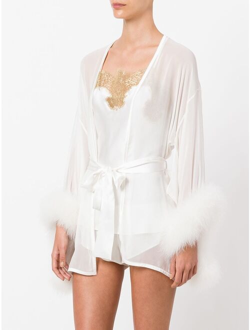 Gilda & Pearl Diana sheer silk robe