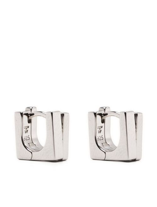 Tom Wood Step huggie earrings