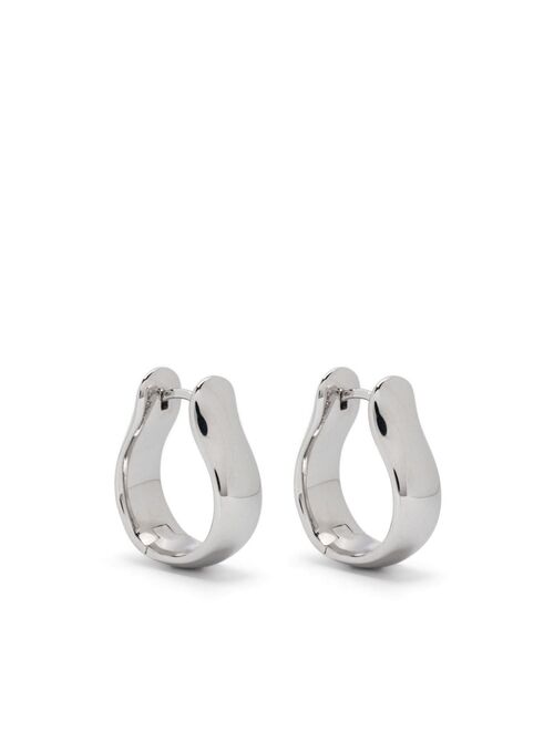 Tom Wood Oyster hoop earrings