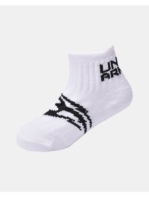 Under Armour Boys' Infant-Toddler UA Essential Football 6-Pack Quarter Socks