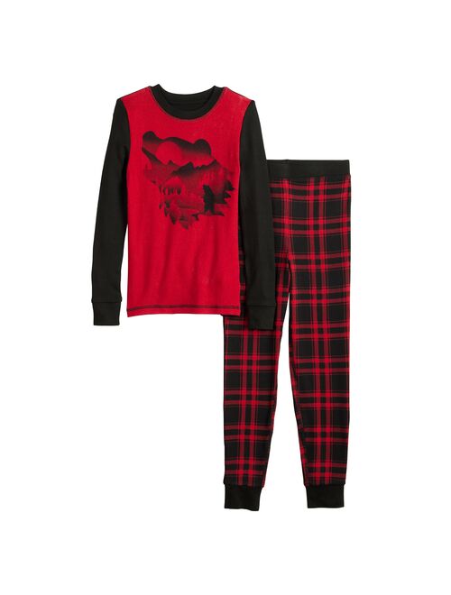 Boys 6-12 Cuddl Duds 2-Piece Pajama Set