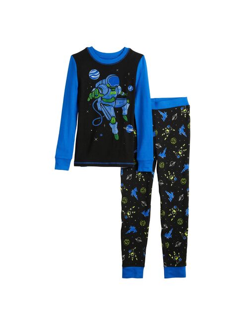 Boys 6-12 Cuddl Duds 2-Piece Pajama Set