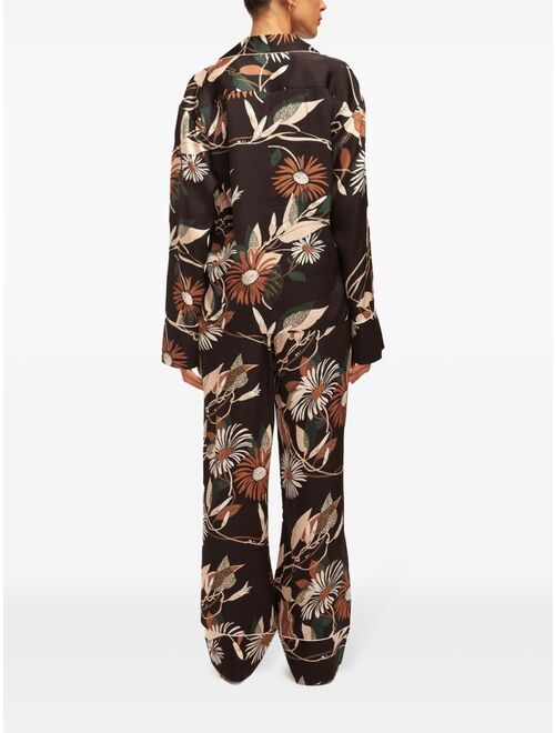 Equipment Joselyn floral-print pyjama bottoms