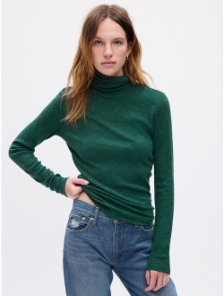 Essential Rib Turtleneck T-Shirt